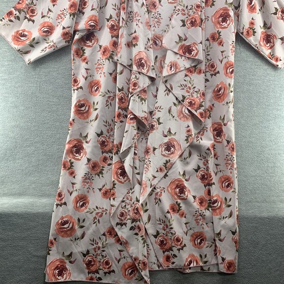Lularoe Shirley Women's Floral Lightweight Kimono Size Medium - Picture 2 of 8